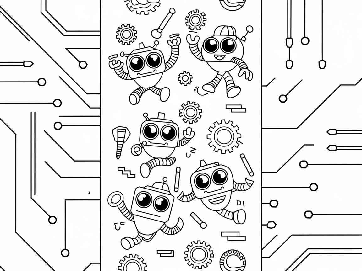 Join the Fun with These Playful Robot Friends