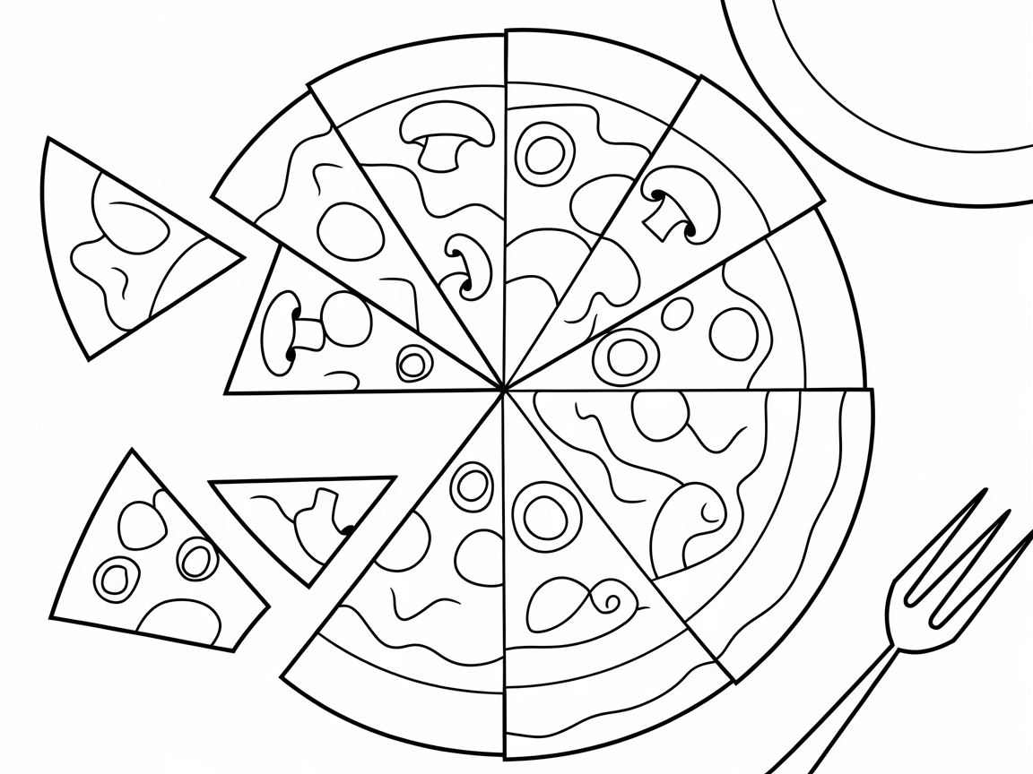 Slice and Decorate This Pizza Delight