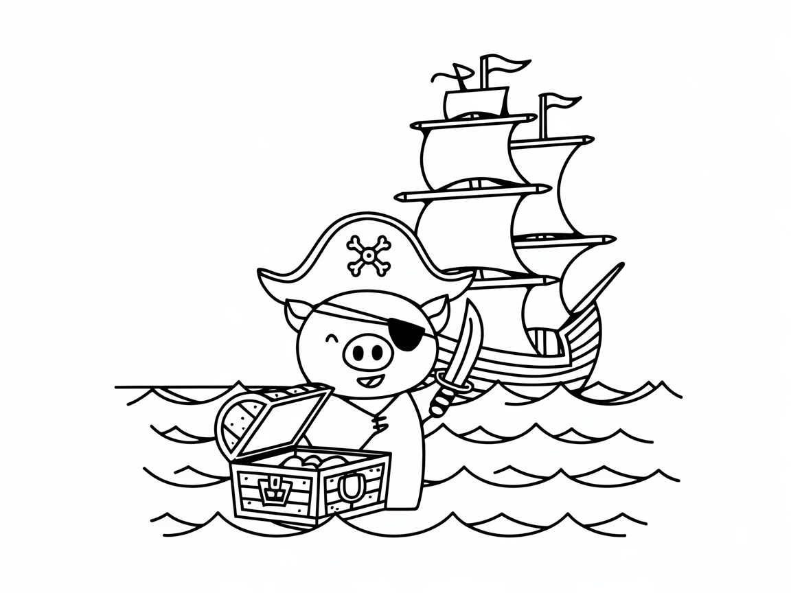 Set Sail with This Pirate Piggy Adventure