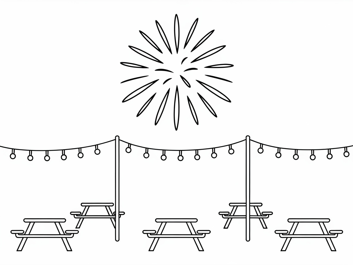 Picnic Under the Fireworks