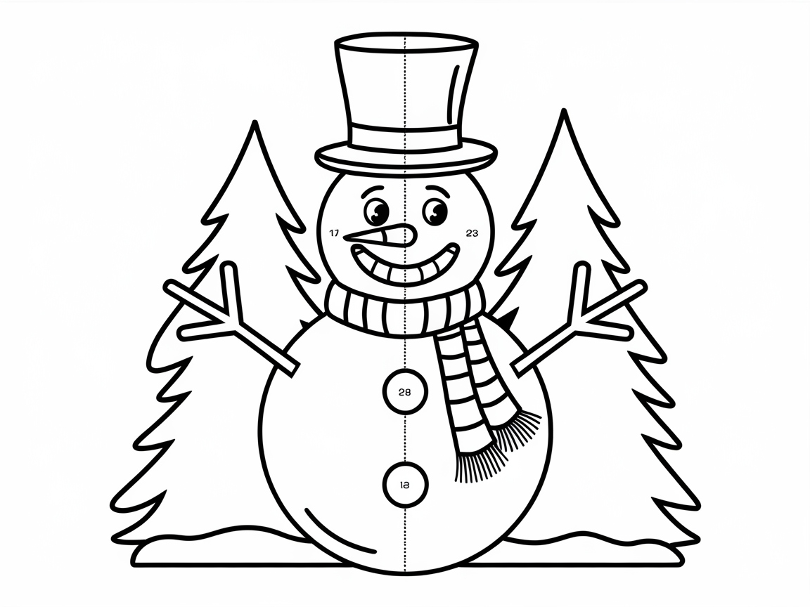 Chill Out With This Jolly Snowman Scene