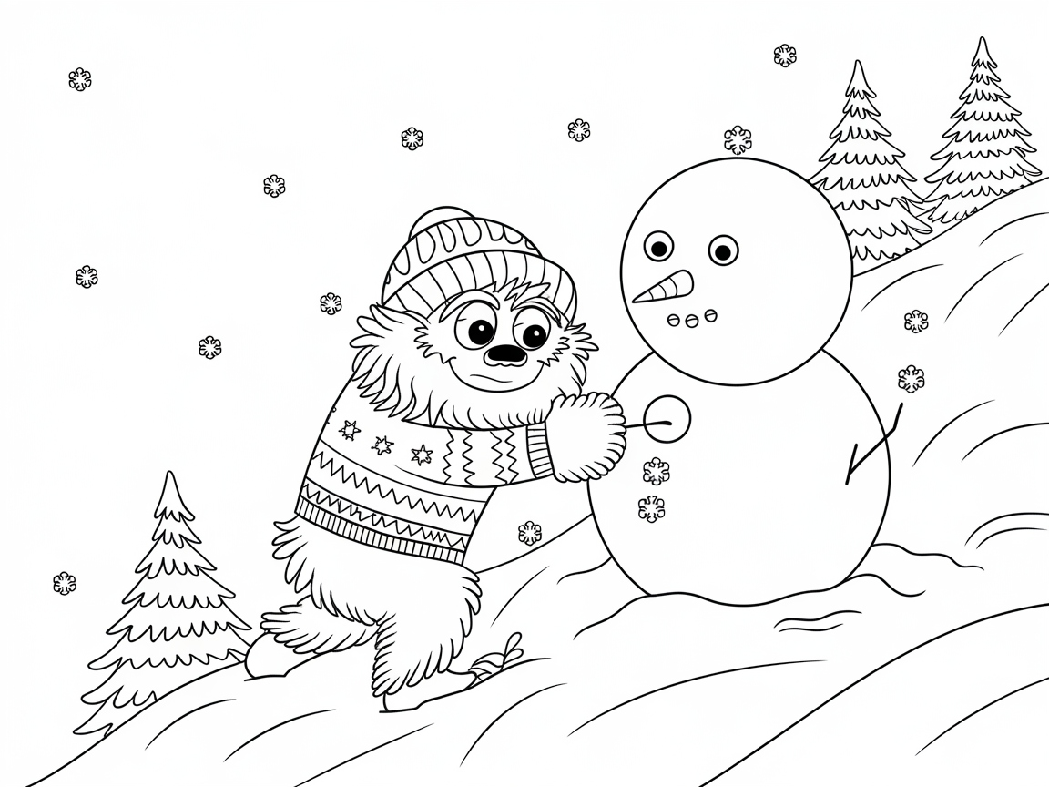 Get Cozy with This Winter Monster Wonderland
