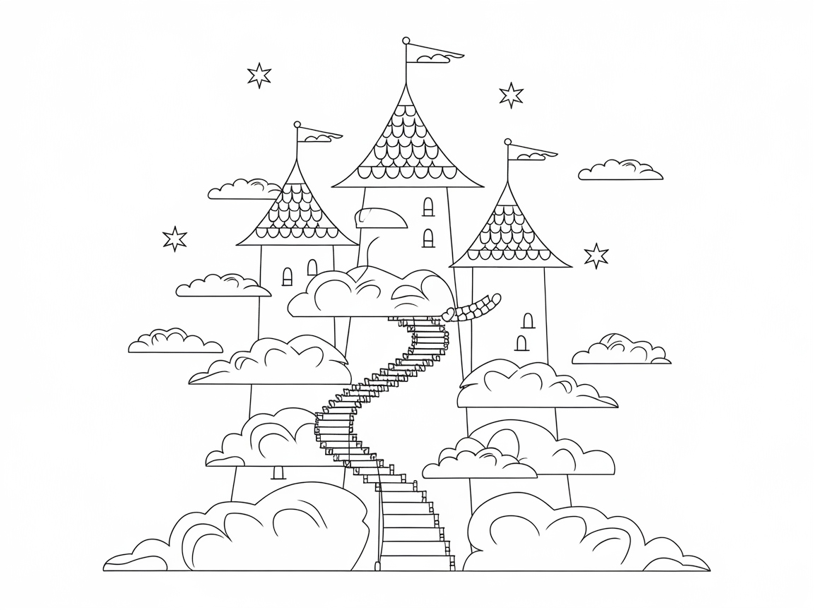Climb the Celestial Stairs to a Castle in the Clouds