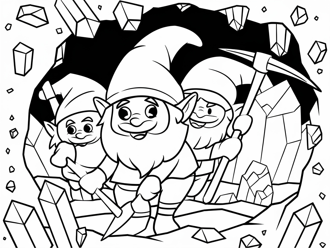 Playful Gnome Crystal Mining Adventure