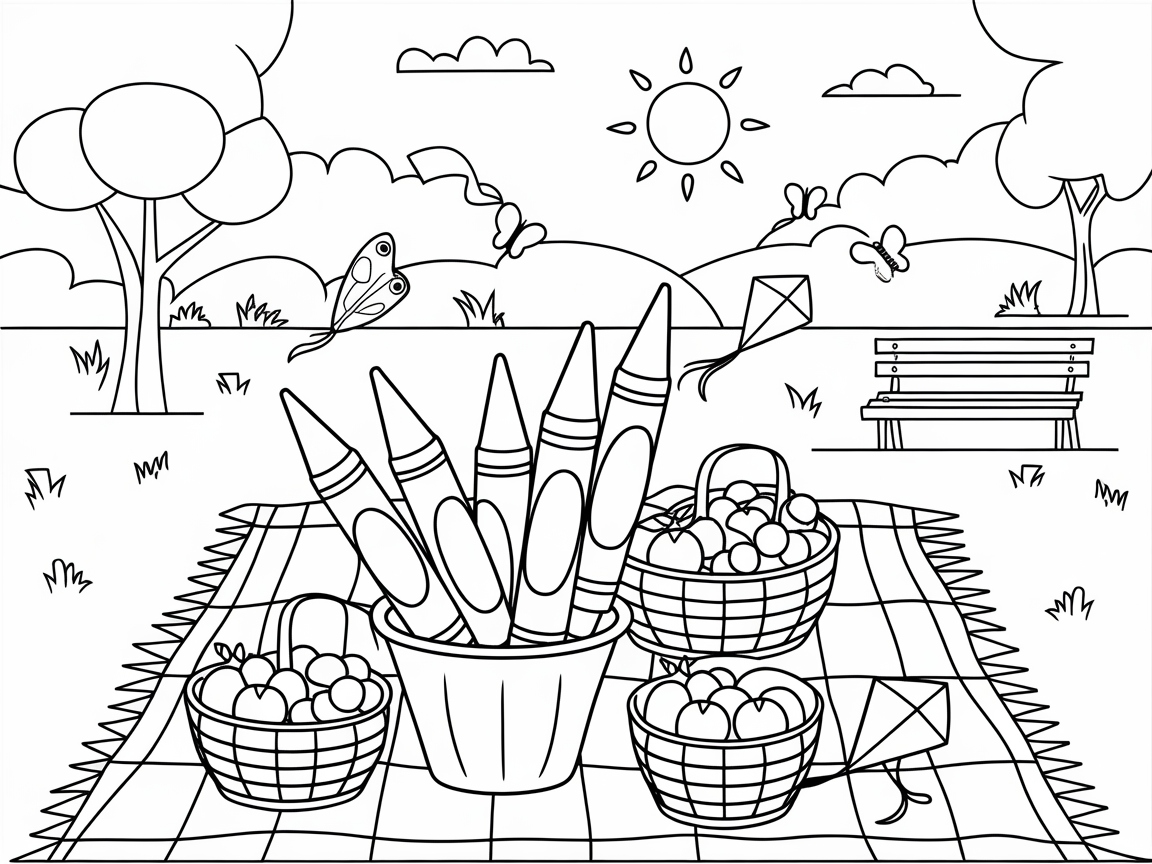 Enjoy a Picnic with These Playful Crayons