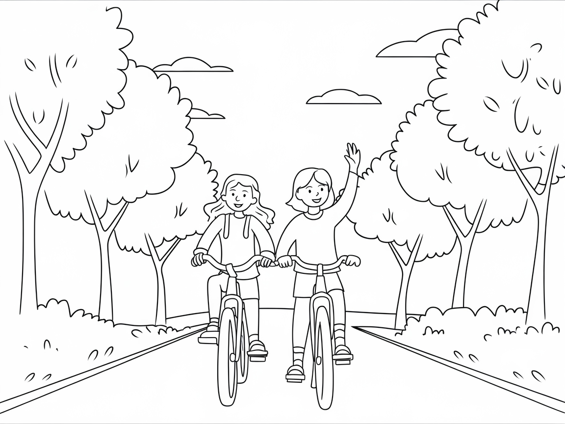 Bike Ride Adventure with Best Friends