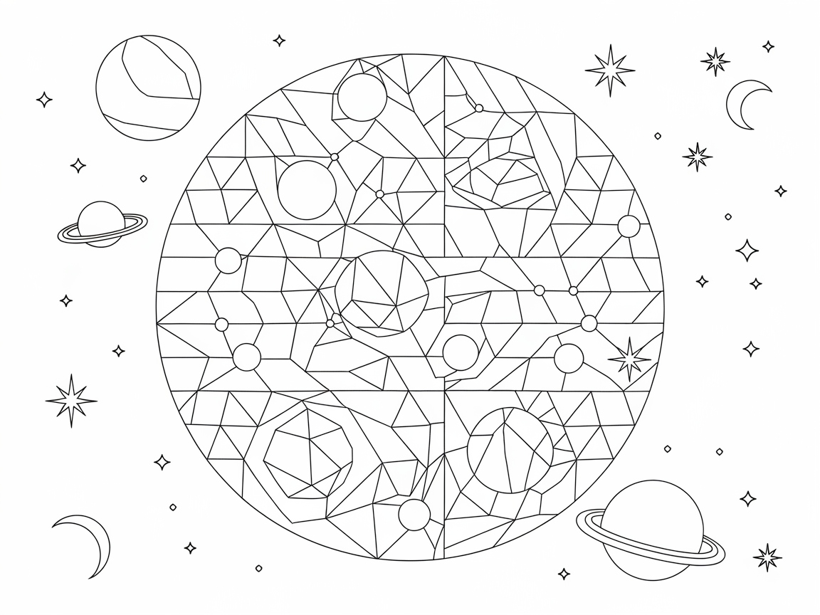 Blast Off with This Geometric Space Adventure