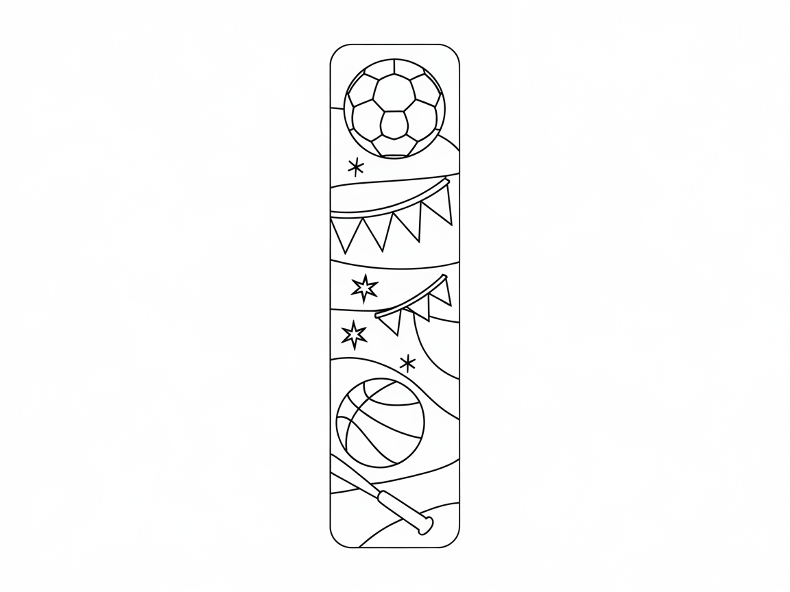 Get in the Game with This Sports Bookmark