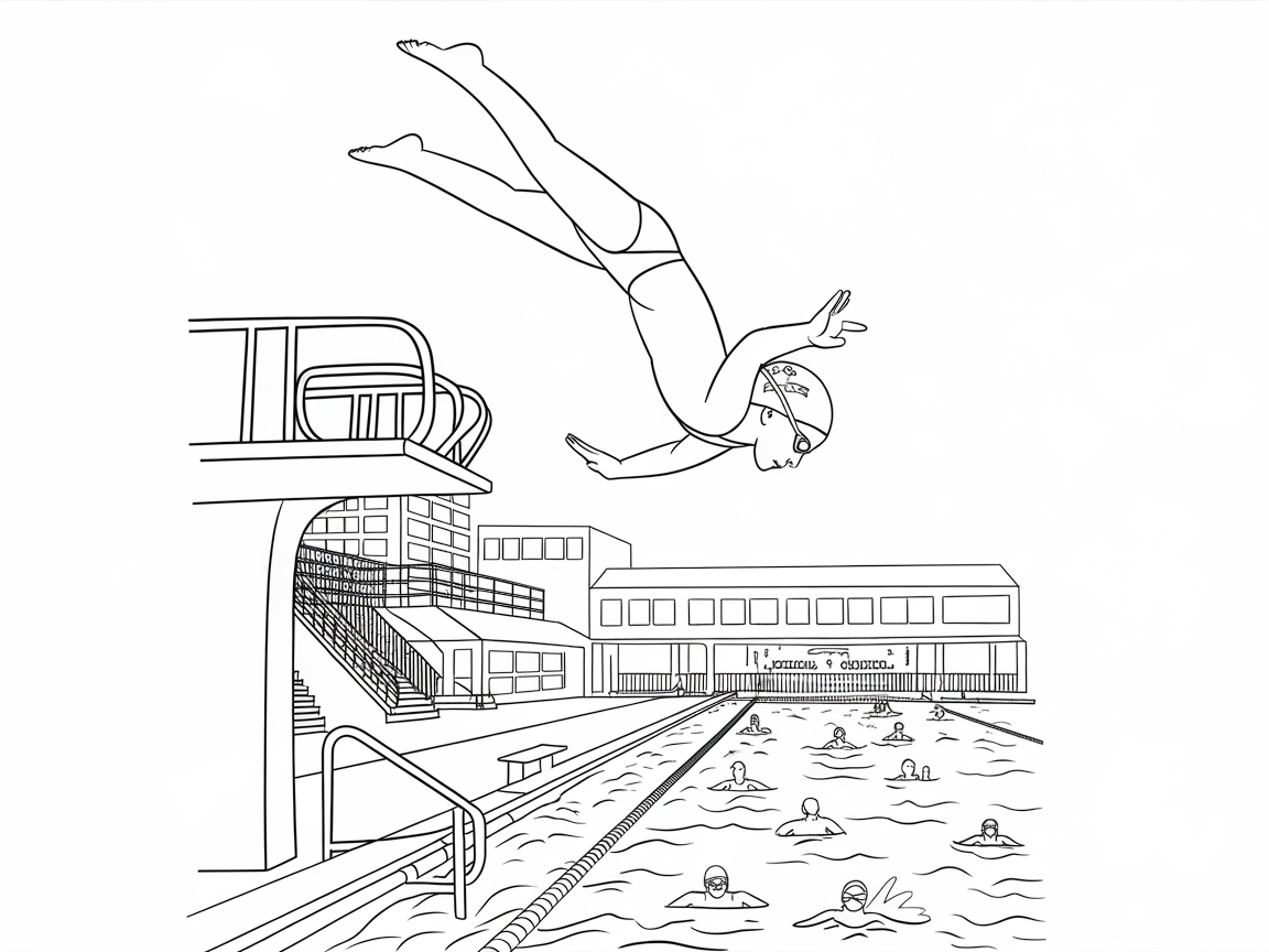 Take the Plunge with This Diving Scene