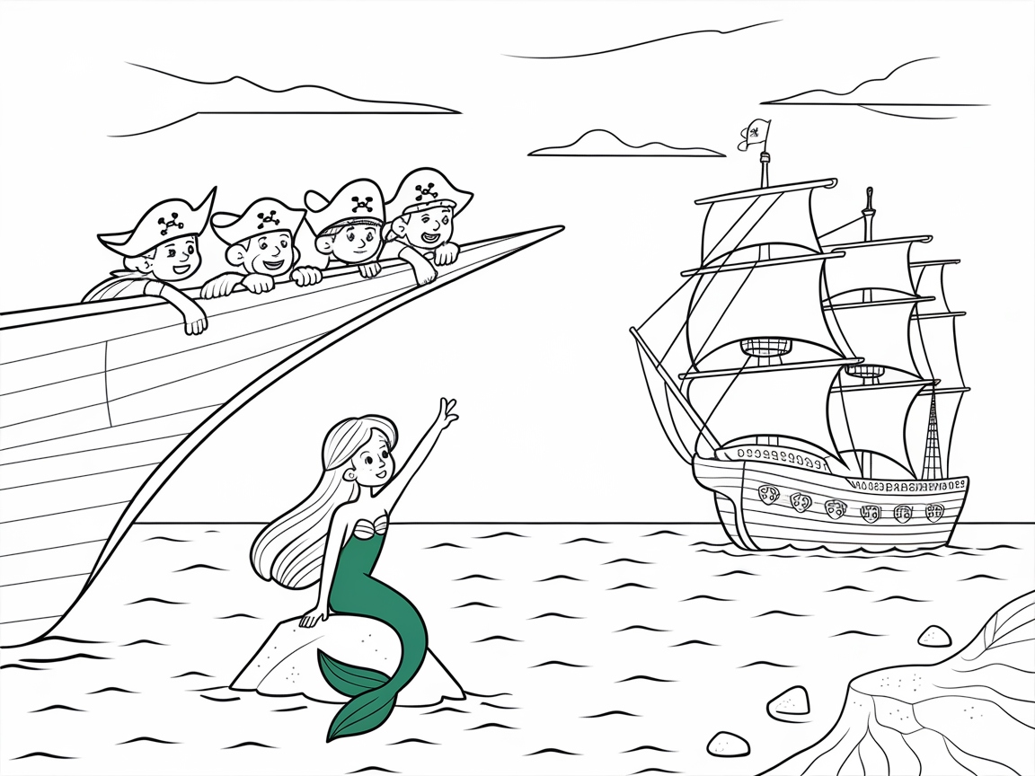 Dive into Adventure with Pirates and Mermaids