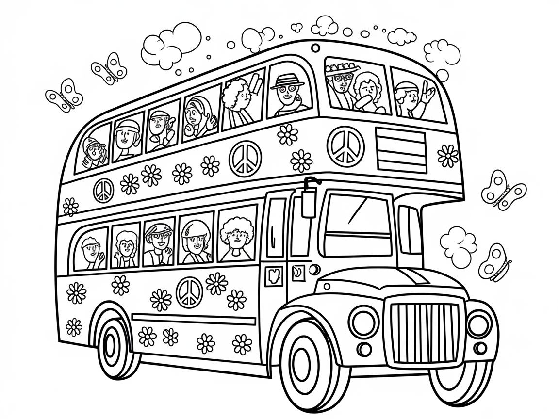 Hop Aboard the Groovy Peace Bus