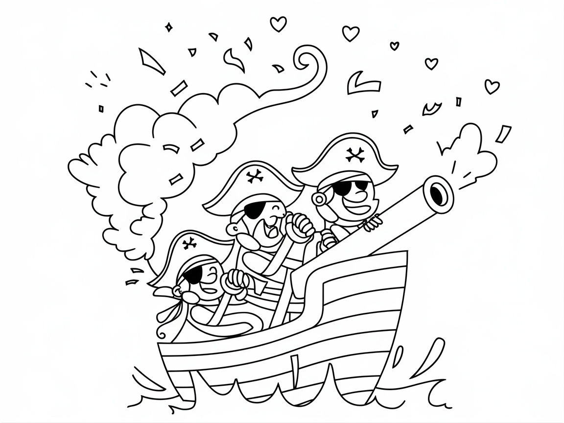 Set Sail with These Joyful Pirate Pals