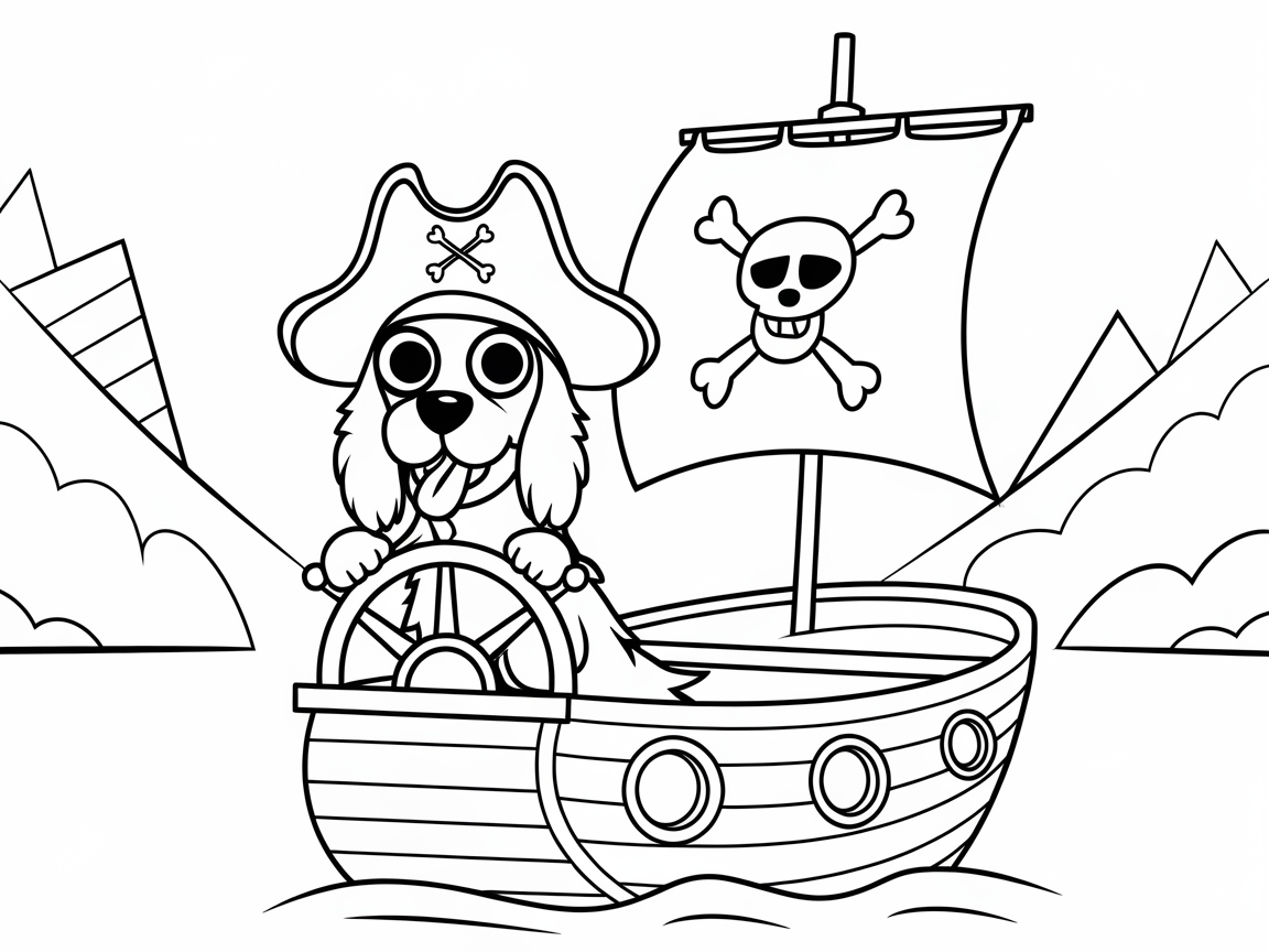 Pirate Pup Sets Sail on an Adventure