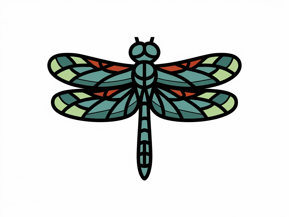 Stained-Glass Dragonfly Creativity