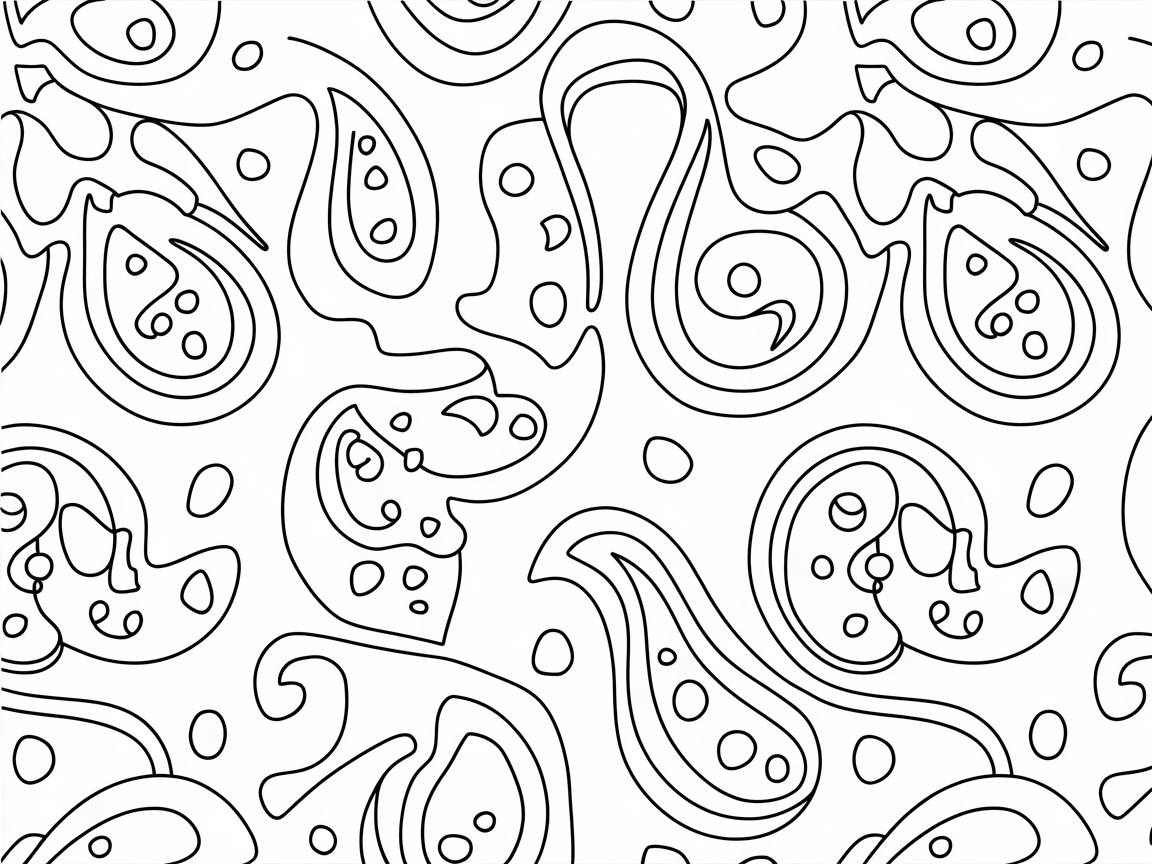 Get Creative with This Abstract Paisley Pattern