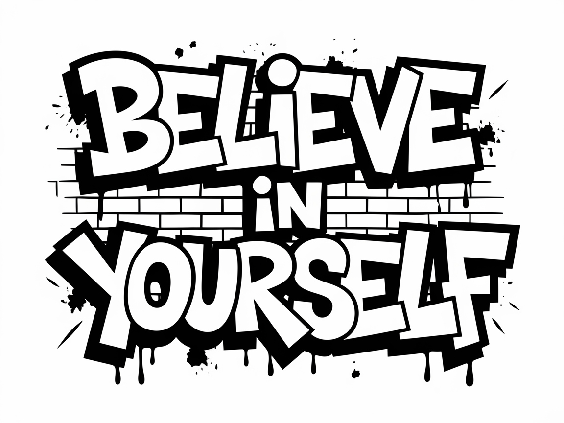 Amp Up Your Inspiration With This Graffiti-Style Quote