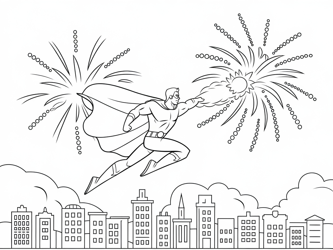 Unleash Your Creativity with This Heroic Sky Scene