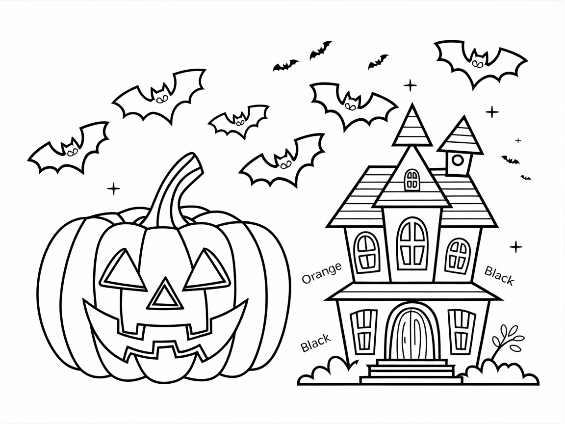 Spooktacular Fun With This Halloween Coloring Page