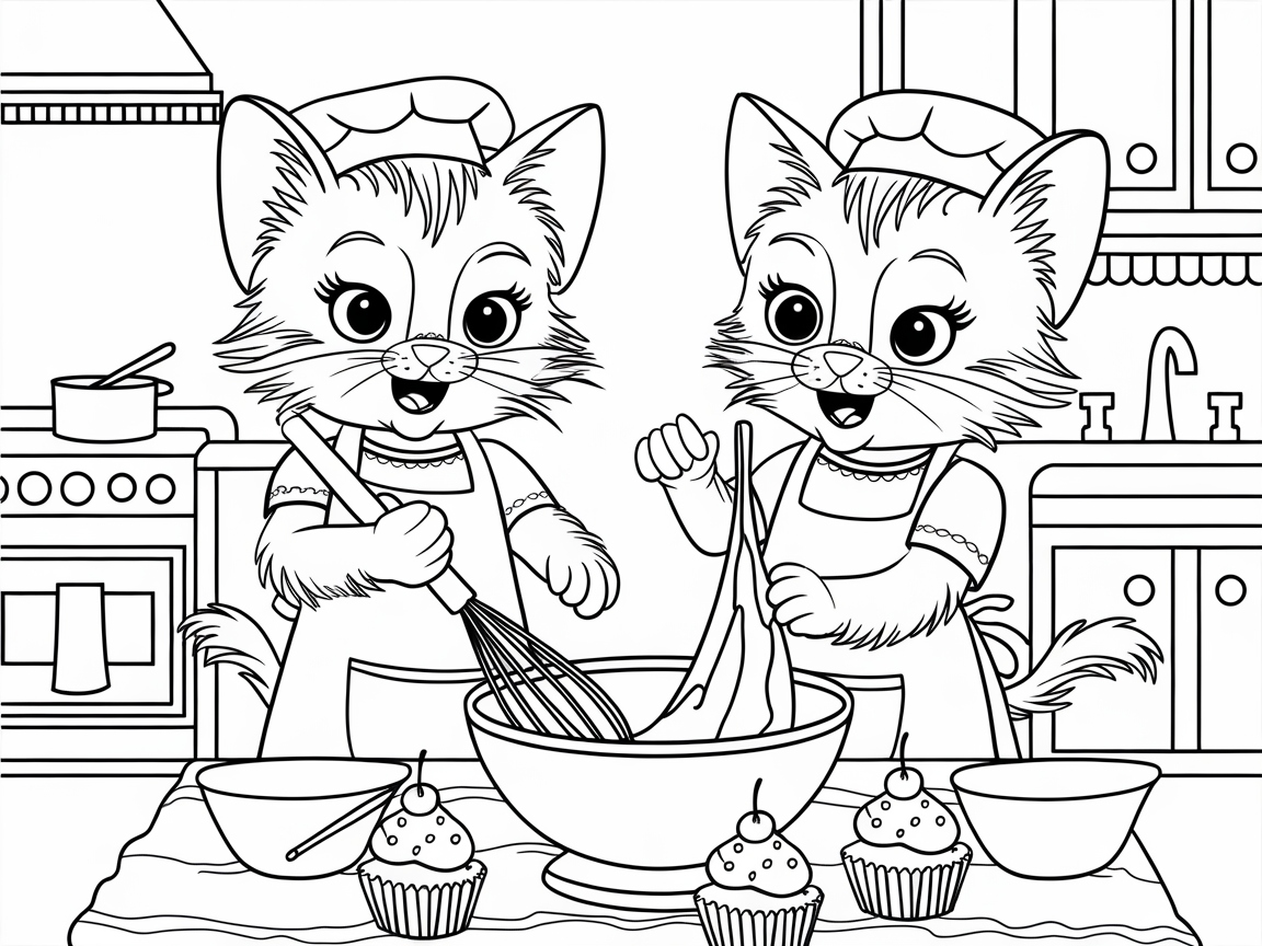 Whisked Away with Baking Kitten Chefs