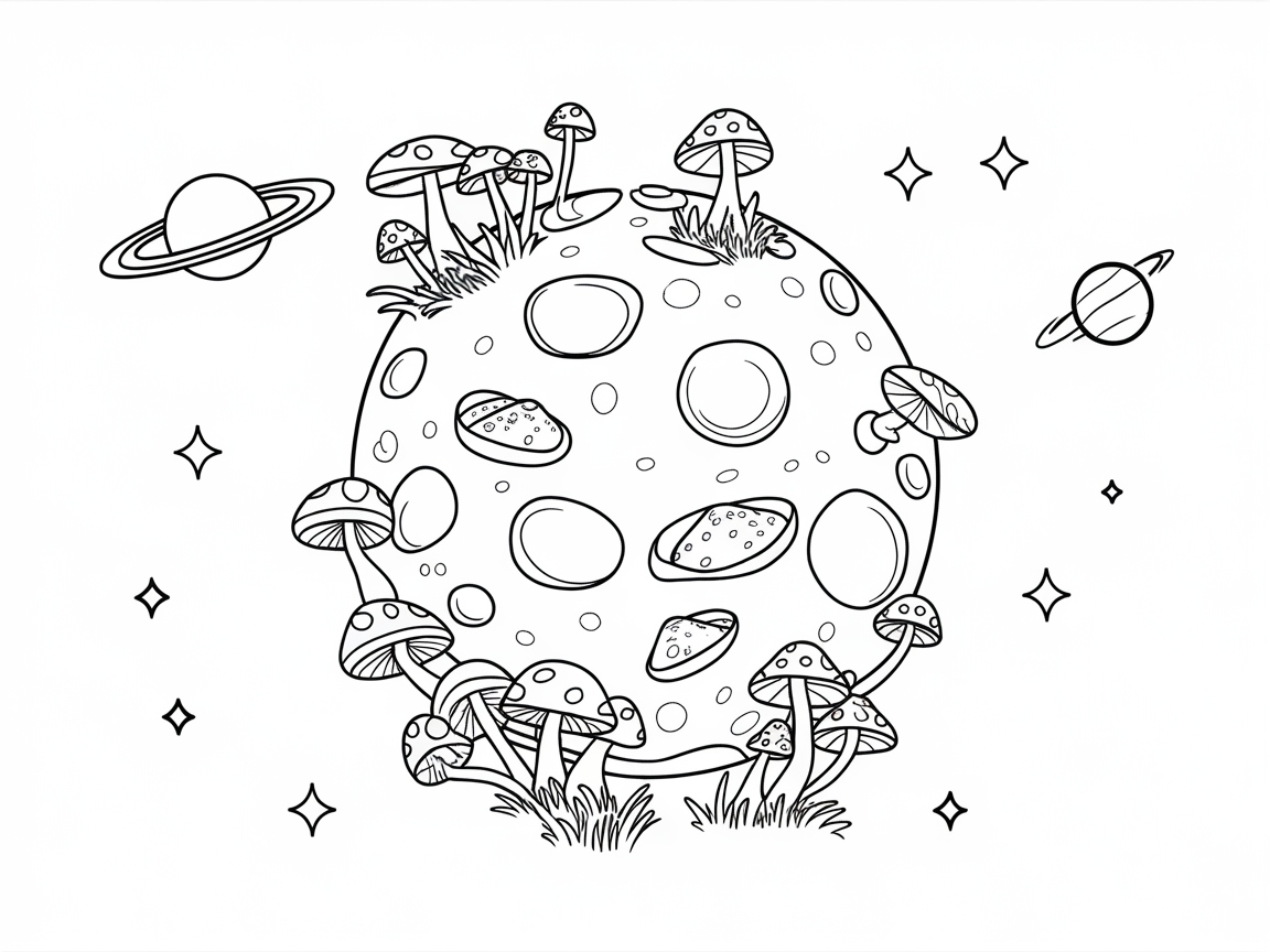 Explore the Cosmic Mushroom Planet