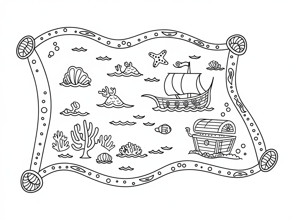 Dive Into the Deep with This Underwater Treasure Map