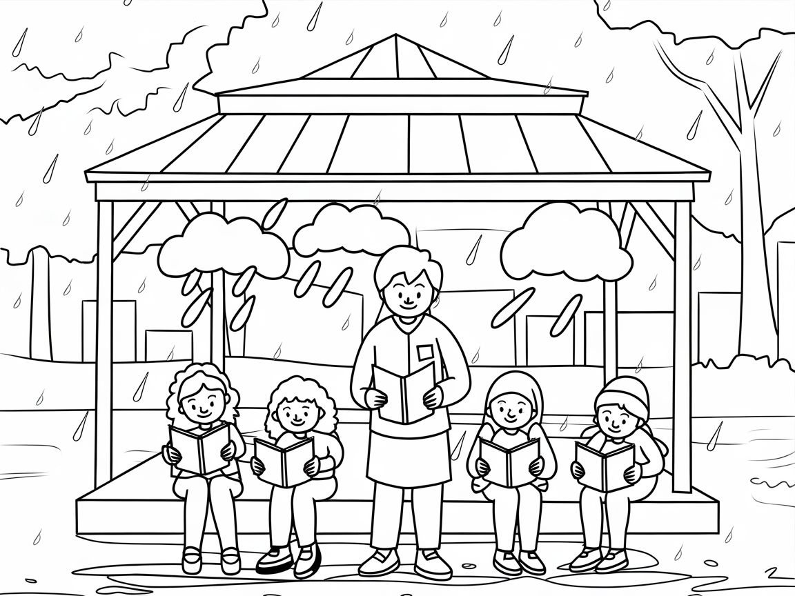 Gather Under the Gazebo for a Rainy Storytime