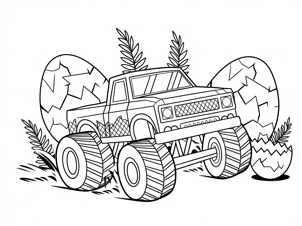 Adventure Awaits with This Dinosaur Egg Monster Truck