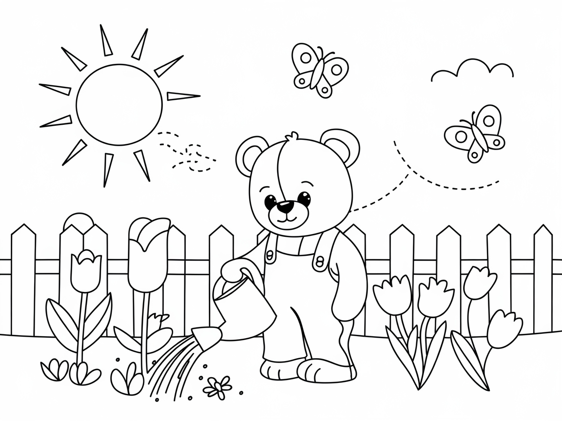 Cultivate Creativity with This Gardening Bear