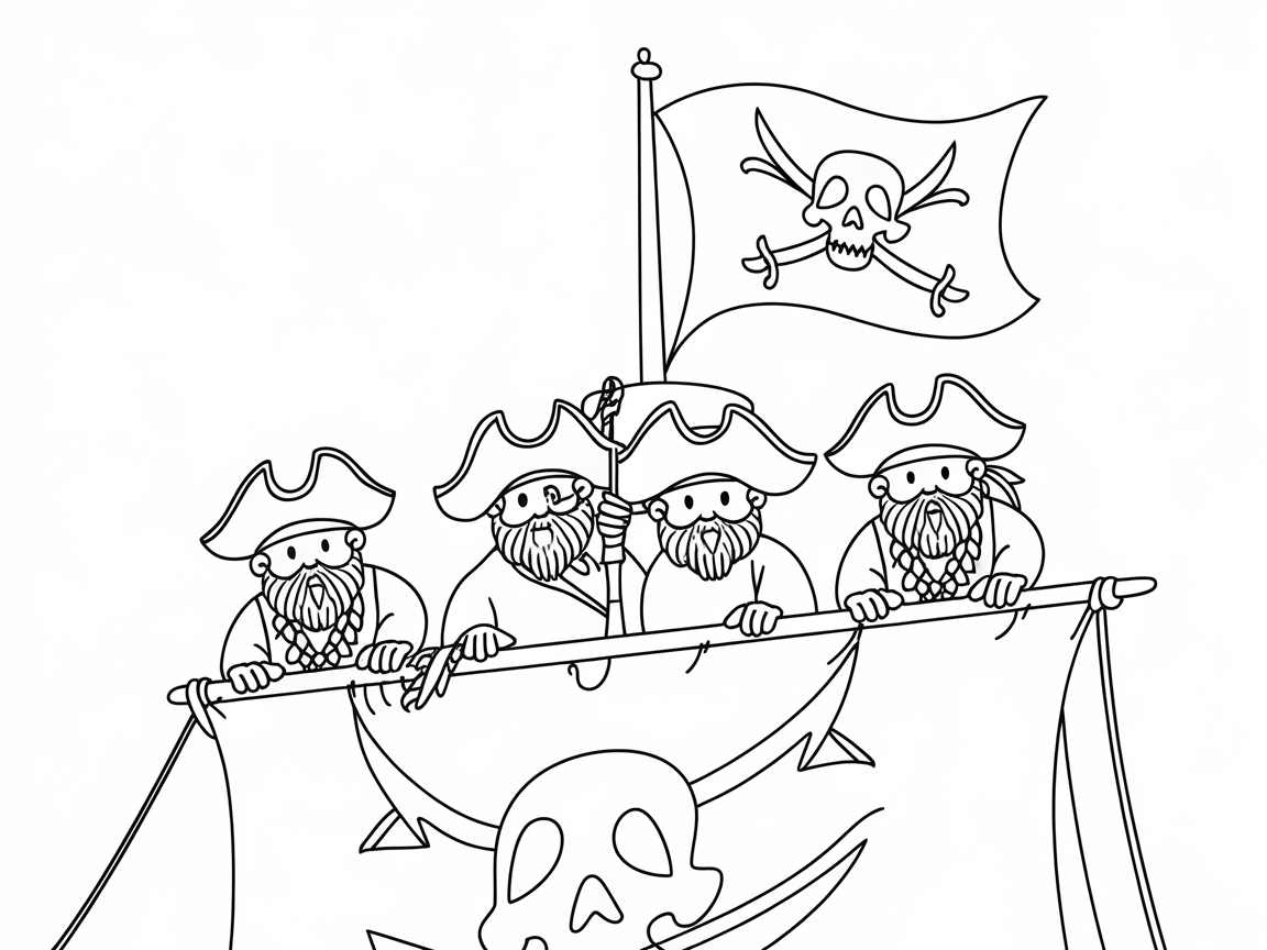 Meet the Jolly Crew on the Pirate Ship