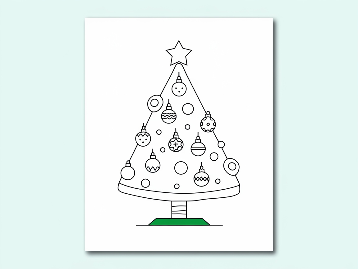 Festive Christmas Tree Ready for Holiday Cheer