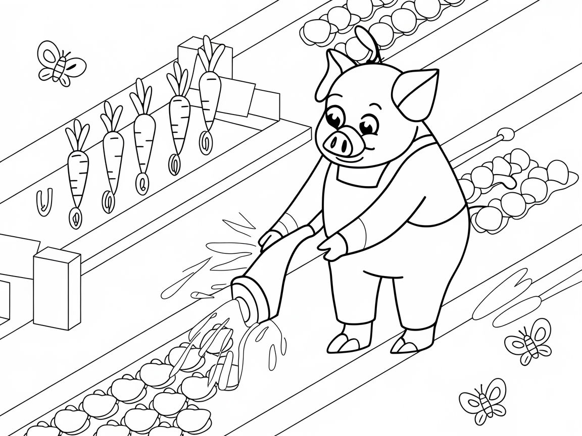 Garden-Ready with Gardening Piggy Fun