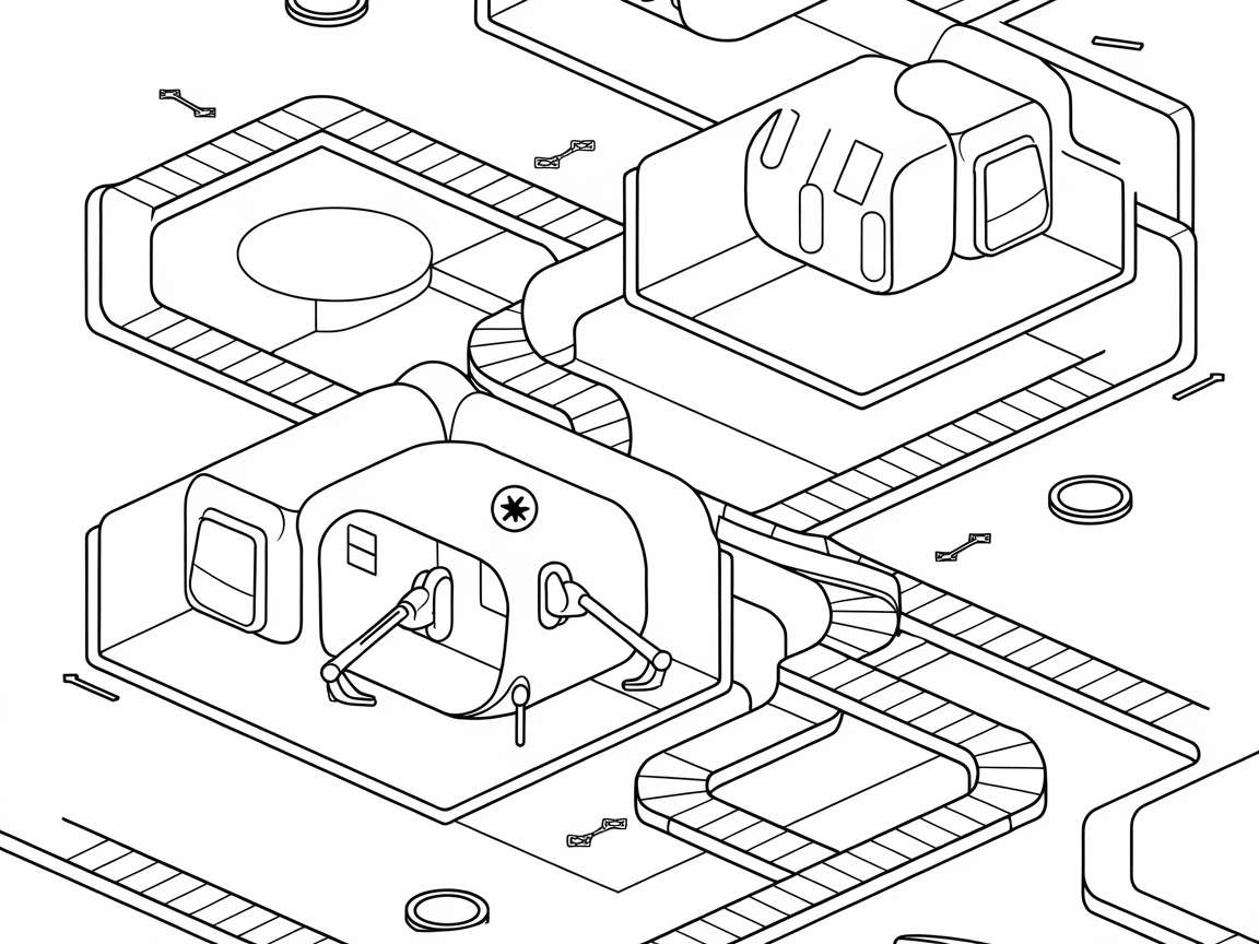 Dive Into a Tech Wonderland with This Isometric Circuit Map