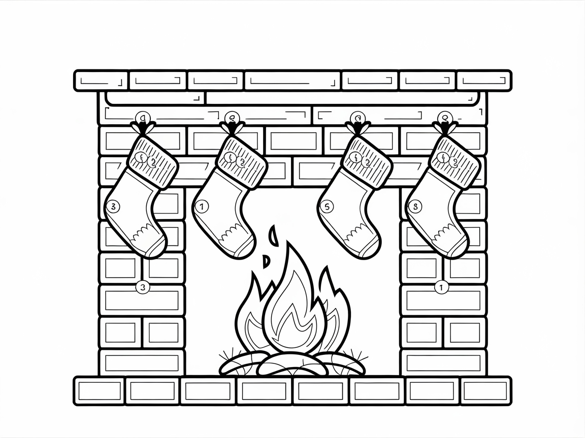 Hang Your Stockings by the Cozy Fireplace