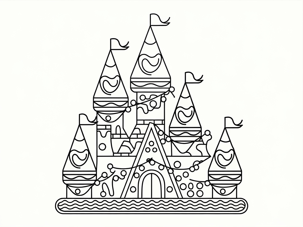 Design Your Own Fairytale Gingerbread Castle