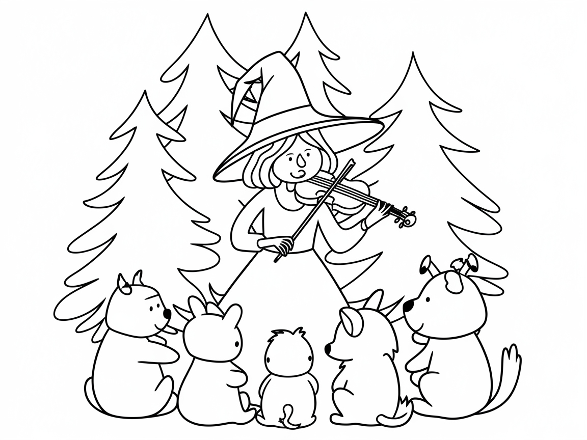Musical Magic in the Forest with a Witch and Woodland Friends