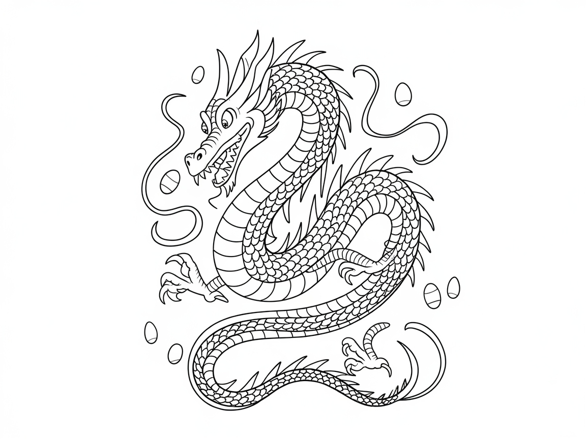 Unleash Your Creativity with This Detailed Dragon