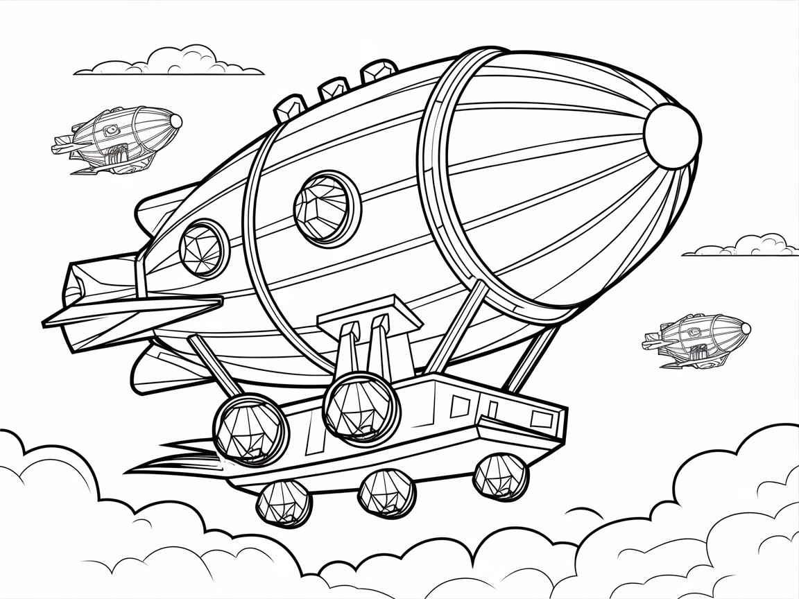 Soaring Through the Skies With Crystal-Powered Airships