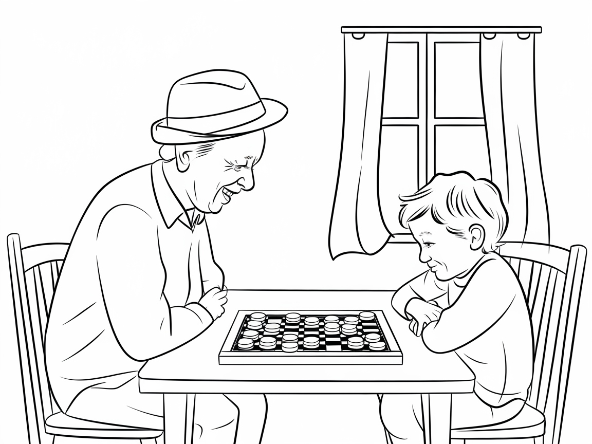 Checkers Duel Across Generations