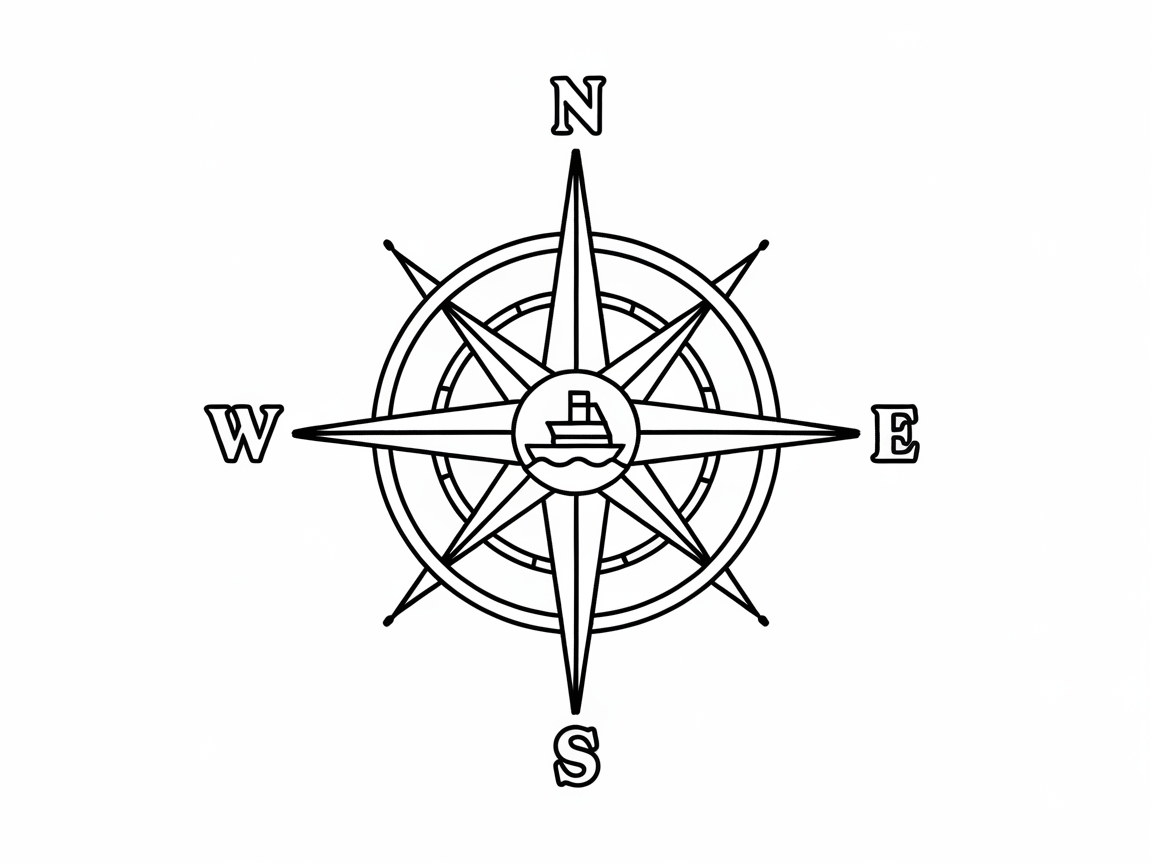 Navigate Your Creativity with This Compass Rose