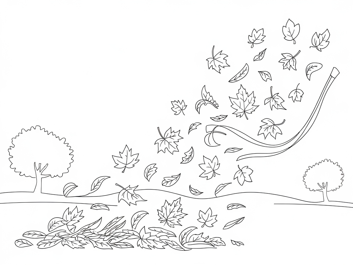Dance with the Breeze in This Whimsical Leaf Page