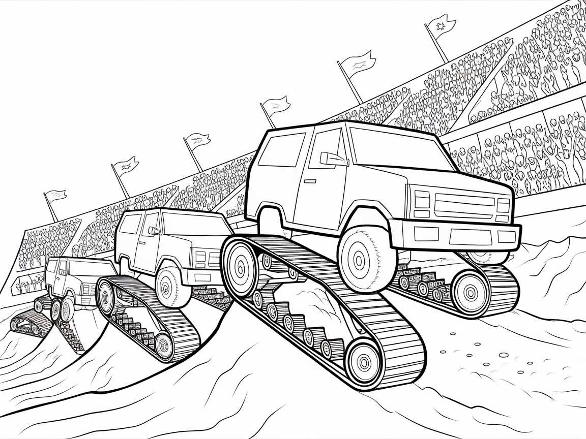 Thrilling Monster Truck Rally Adventure