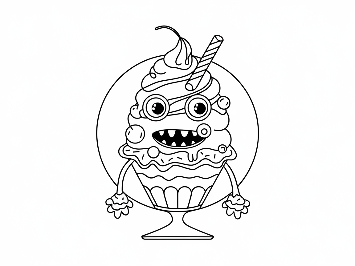 Dive into This Ice Cream Monster Delight