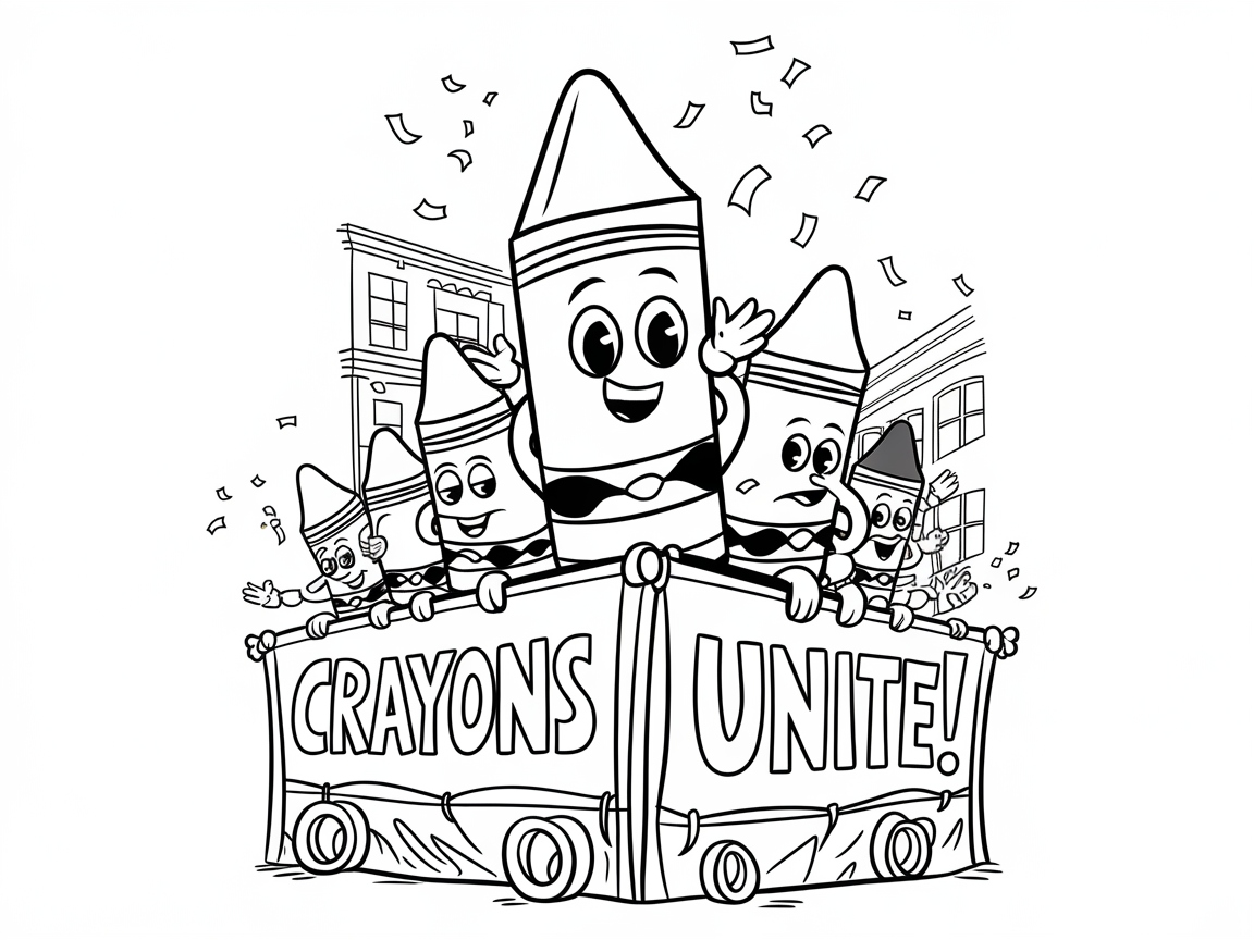 Celebrate Creativity with Crayons on Parade