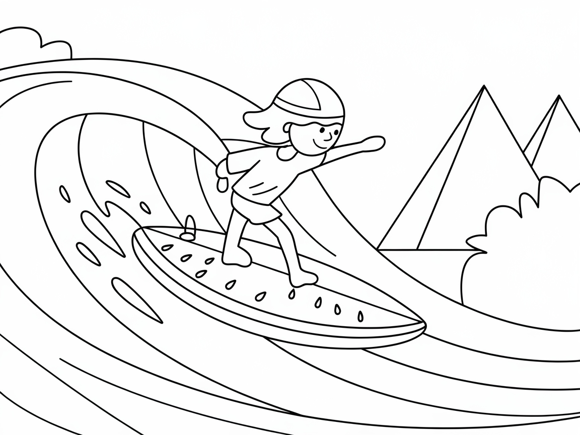 Ride the Waves on This Watermelon Surfboard