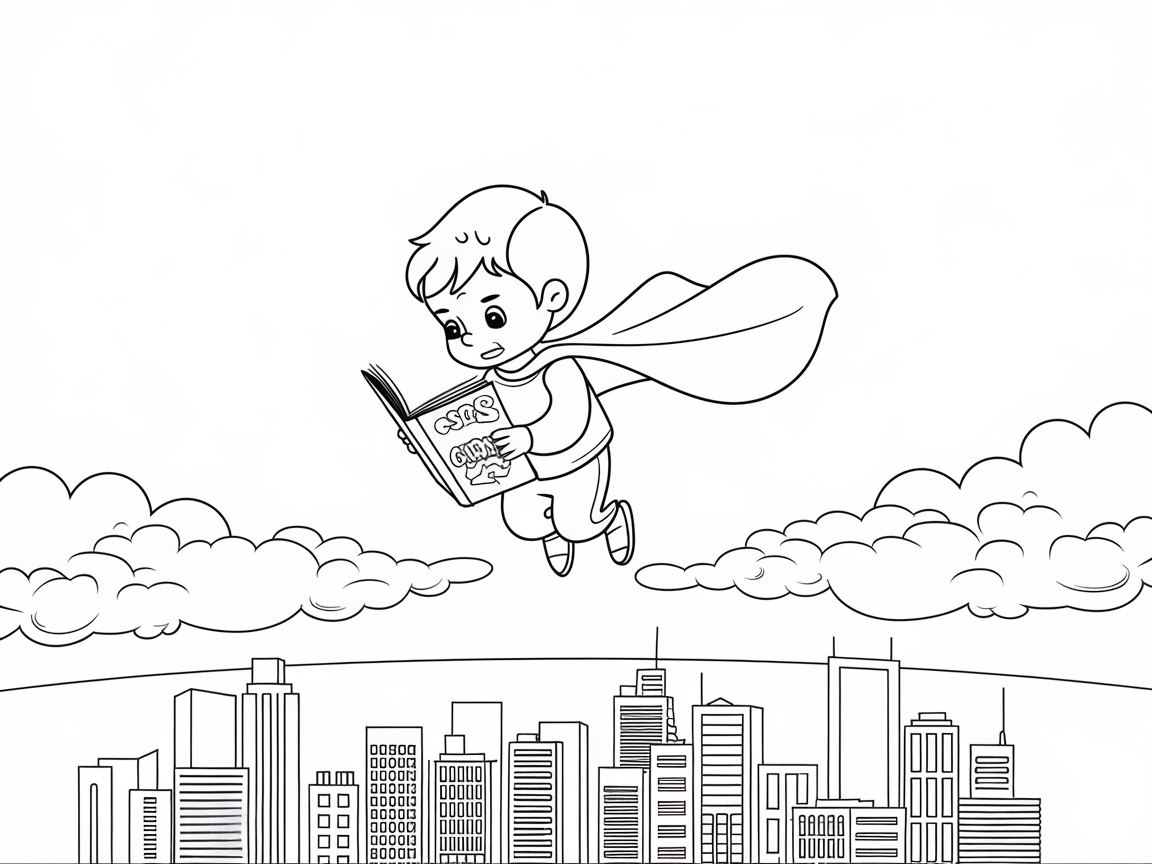 Soar Above the City with This Superhero Reading Adventure