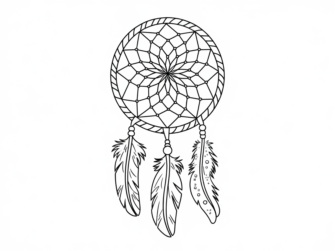 Create Dreamy Colors with This Intricate Dreamcatcher Page