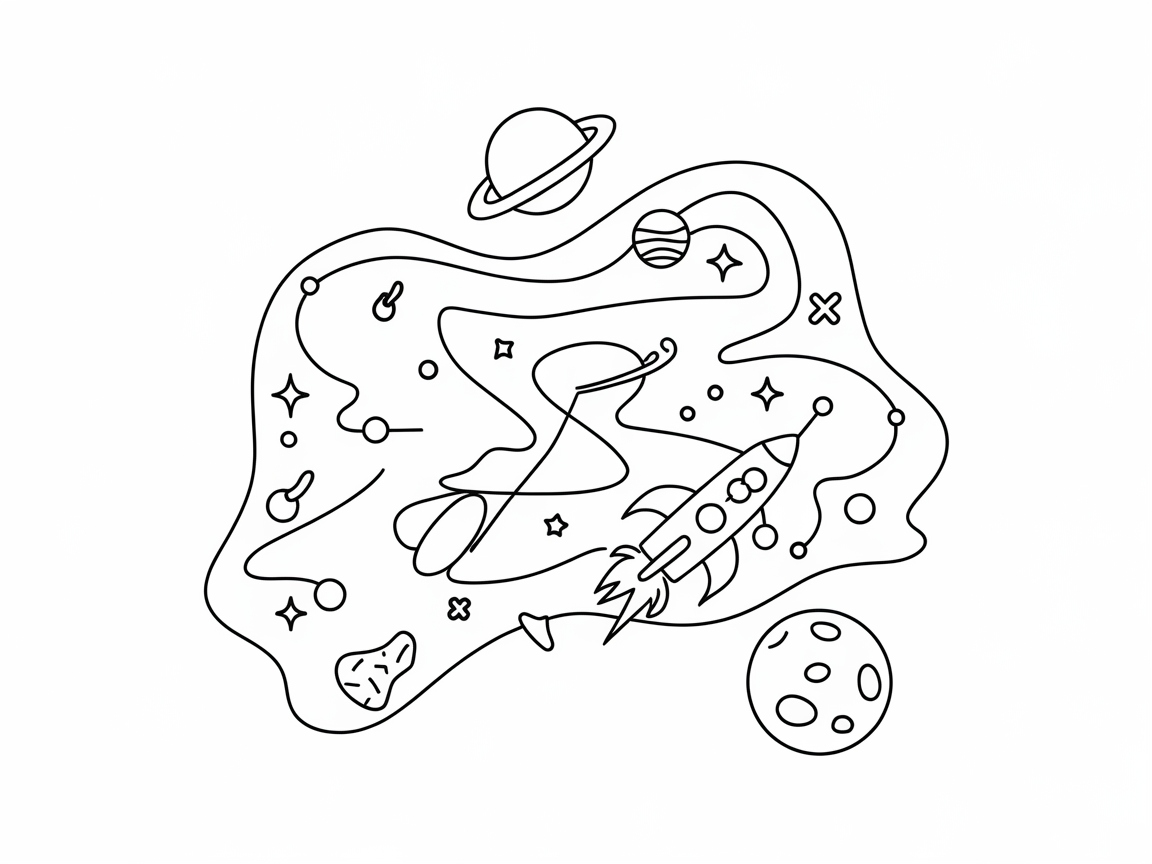 Blast Off Into Space with This Cosmic Adventure Map