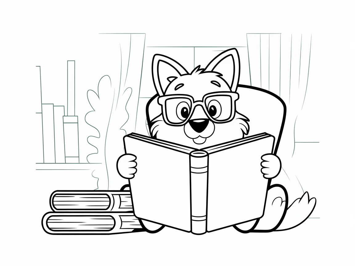 Enjoy a Study Break with This Bookworm Collie
