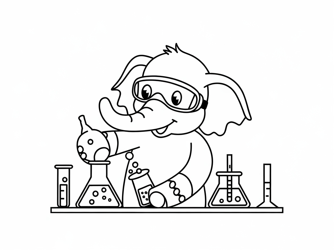Mix It Up with Scientist Elephant