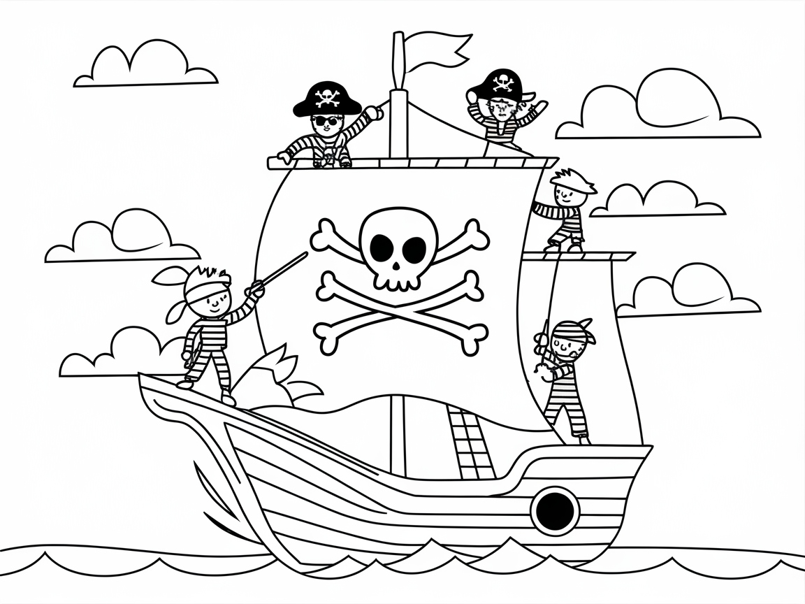 Set Sail with These Playful Pirate Characters